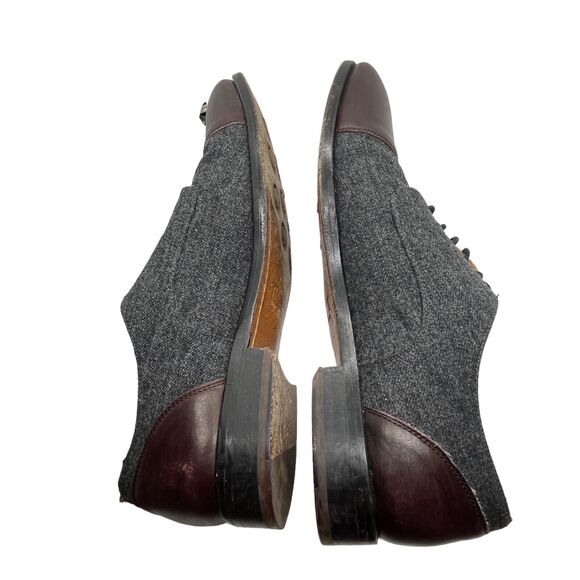 Men’s The Jack in Grey/Oxblood 9.5 The Jack Boot - Grey / Oxblood Leather | TAFT main image 3